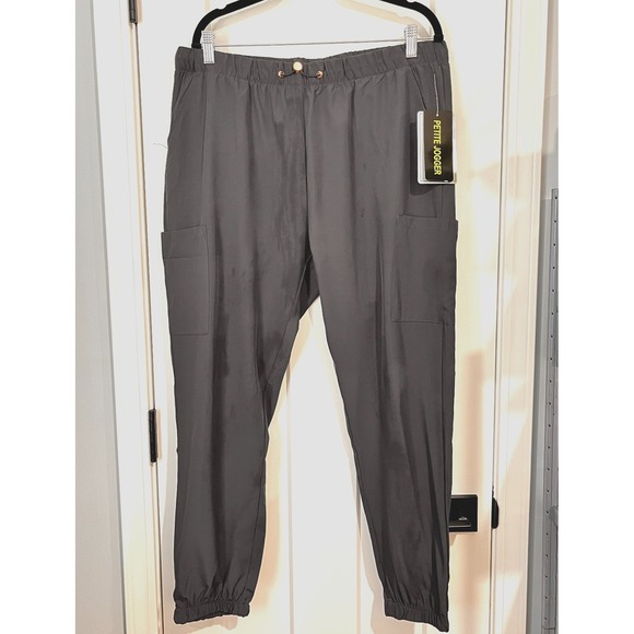 Gtm Sportswear Other - GT Performance Yoga Waistband Jogger Size XLP Petite Pewter Cargo Pants NWT